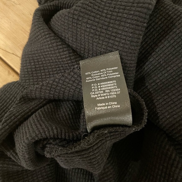 TNA Ribbed Black Turtleneck - Picture 4 of 5